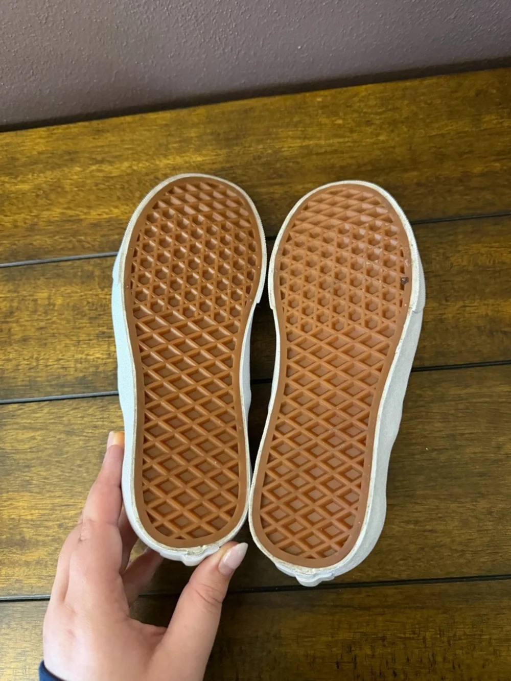 Vans Checkerboard Floral Slip On Shoes - Picture 9 of 9
